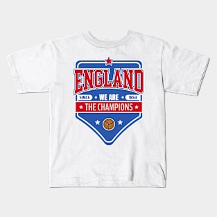 England Football Blue Red Badge Kids T-Shirt